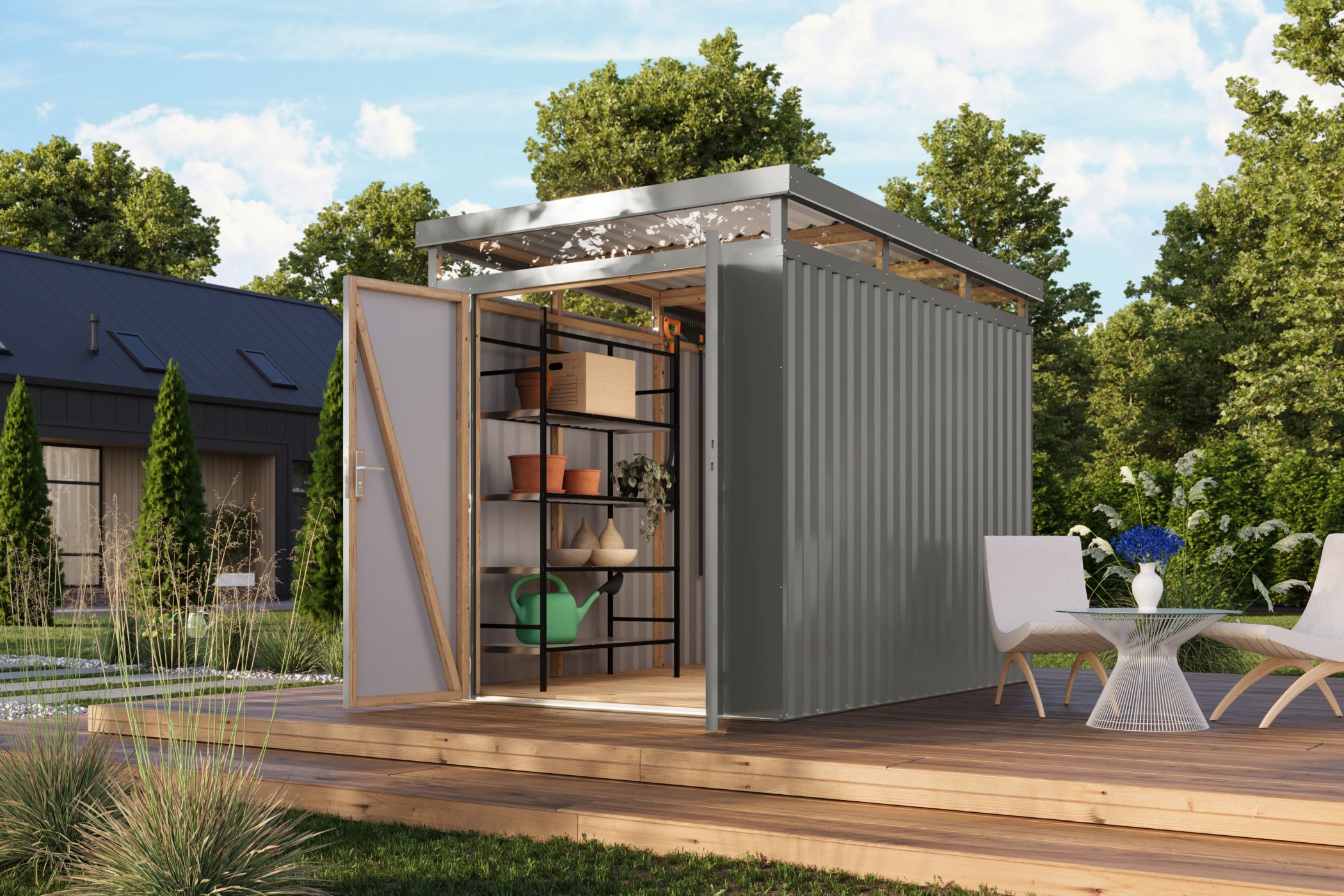 Interior Design, Backyard, Outdoor, Grass, Living