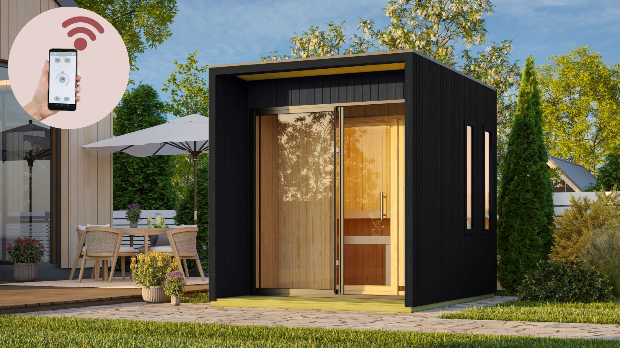 Sauna house Catalina / + heater and HUUM WIFI control unit