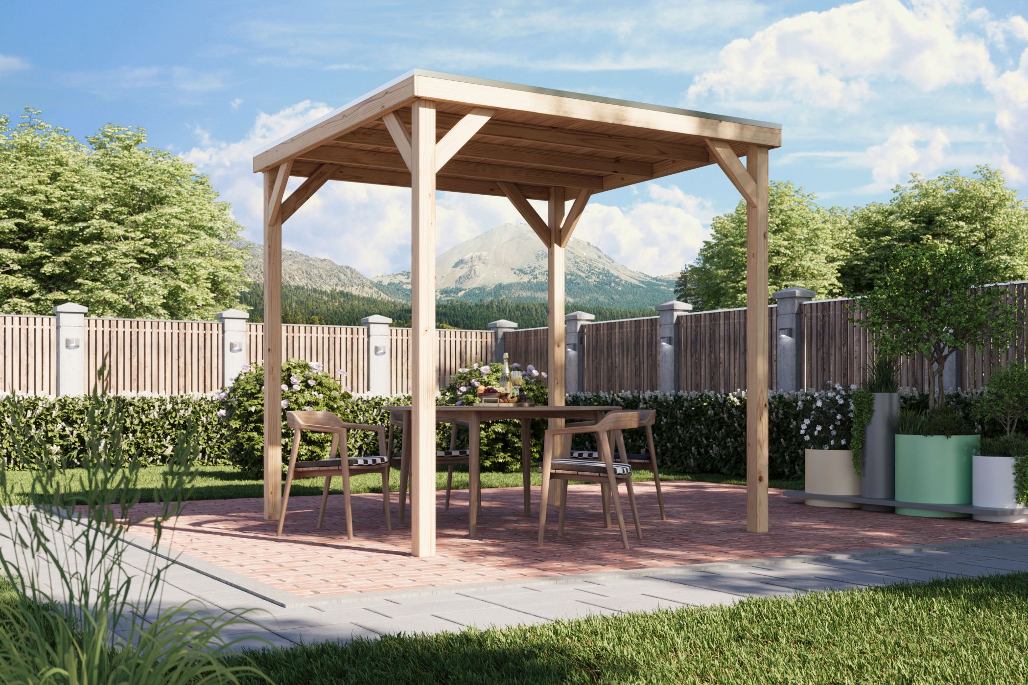 Interior Design, Backyard, Outdoor, Porch, Patio