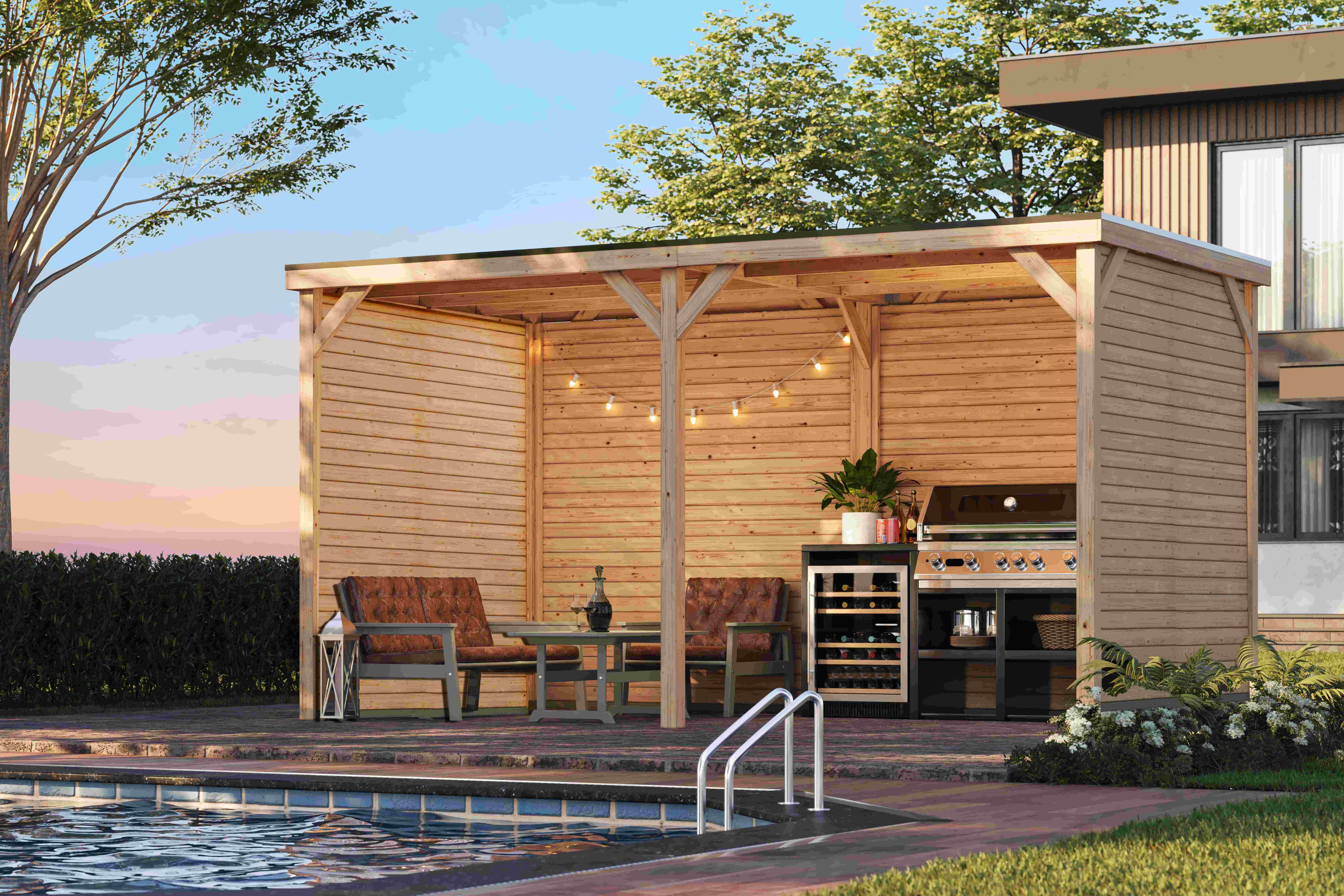 Interior Design, Living, Porch, Shelter, Terrace