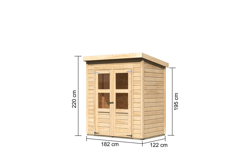 Karibu Garden Shed System Log House
