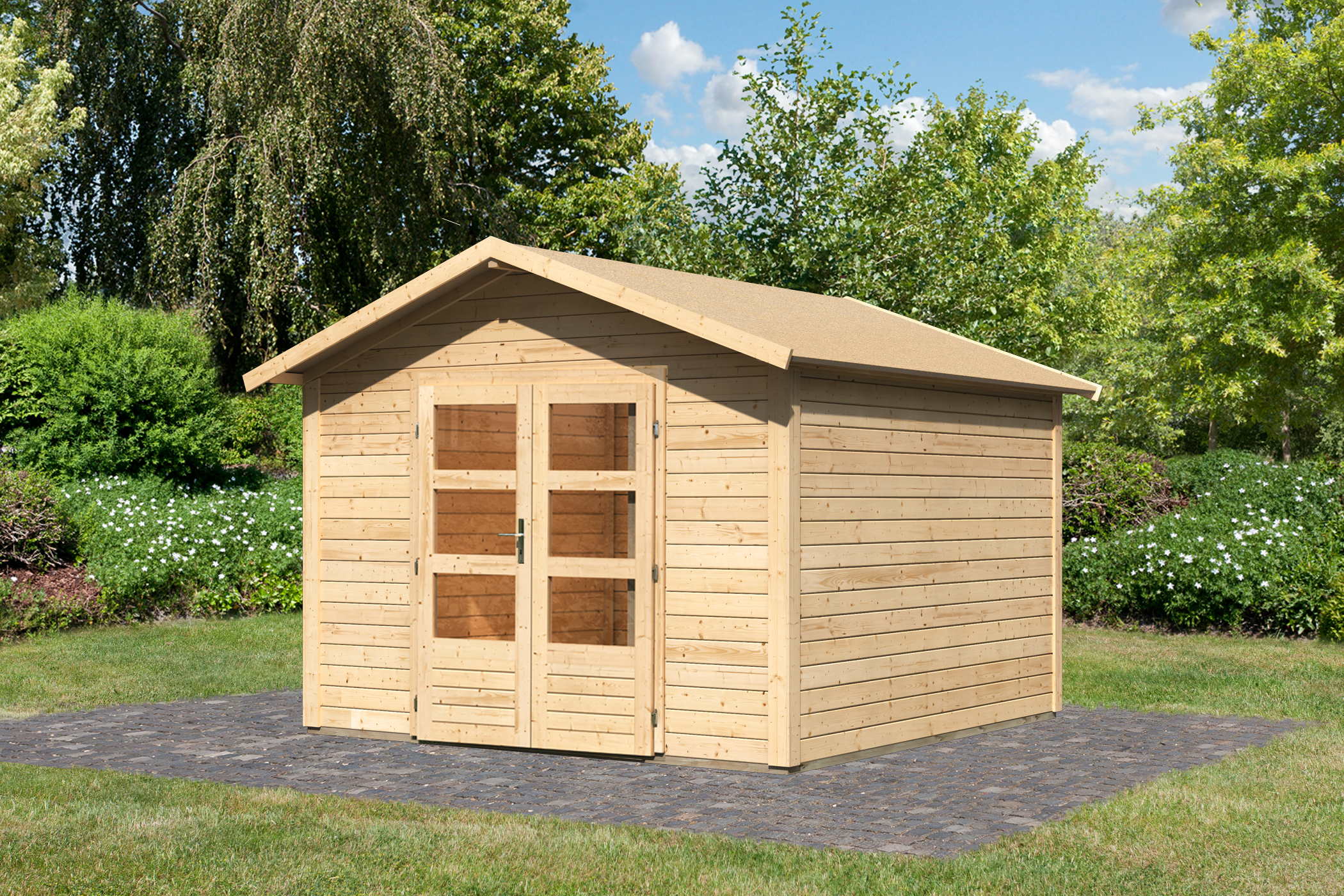 Interior Design, Living, Wood, Outdoor, House