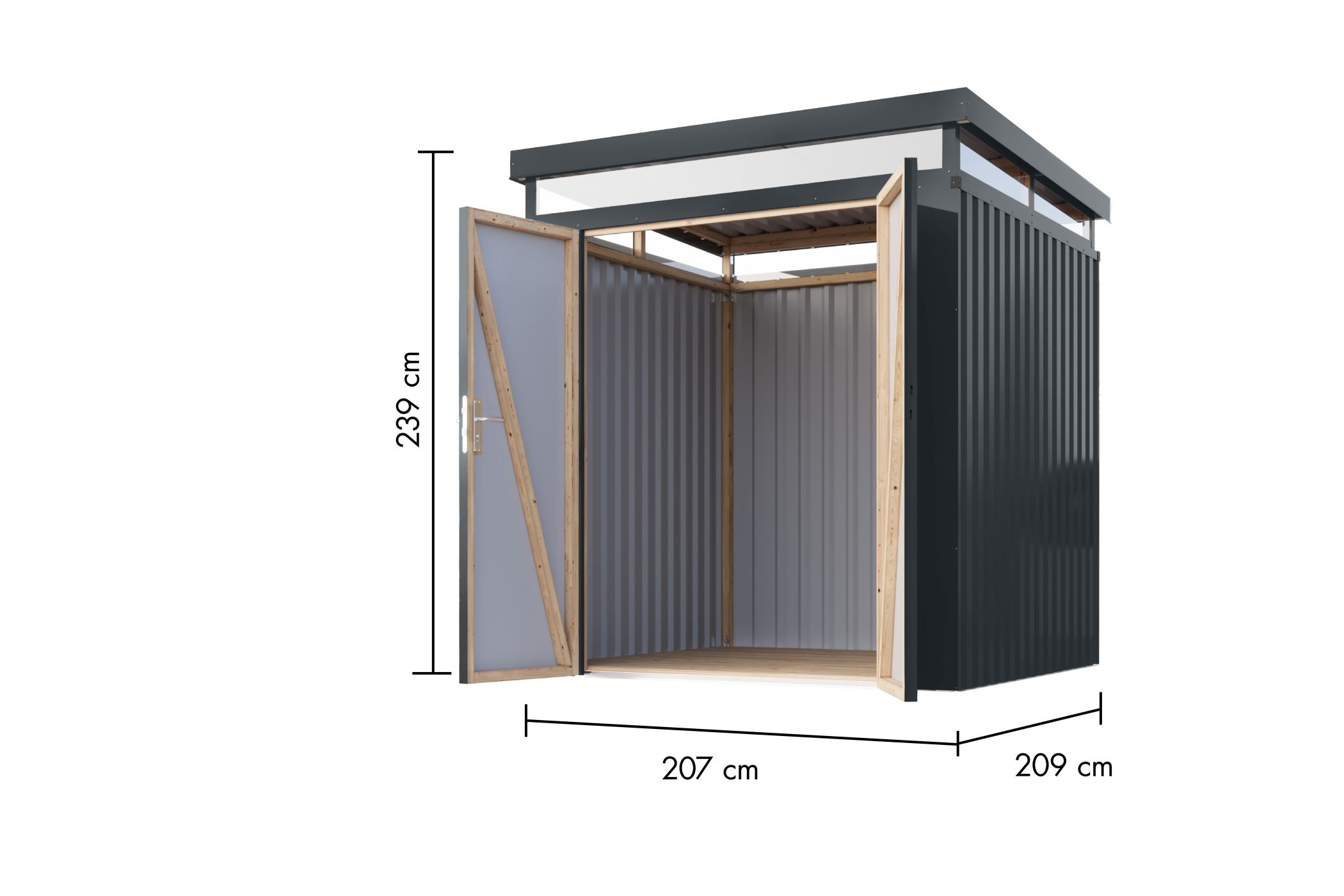 Geräteschuppen, Drinnen, Innenarchitektur