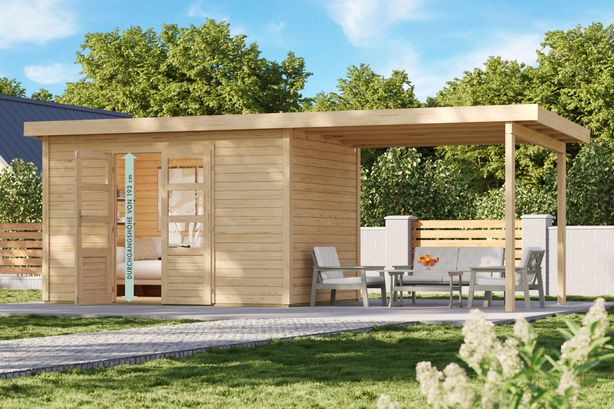 Interior Design, Living, Grass, Shelter, House