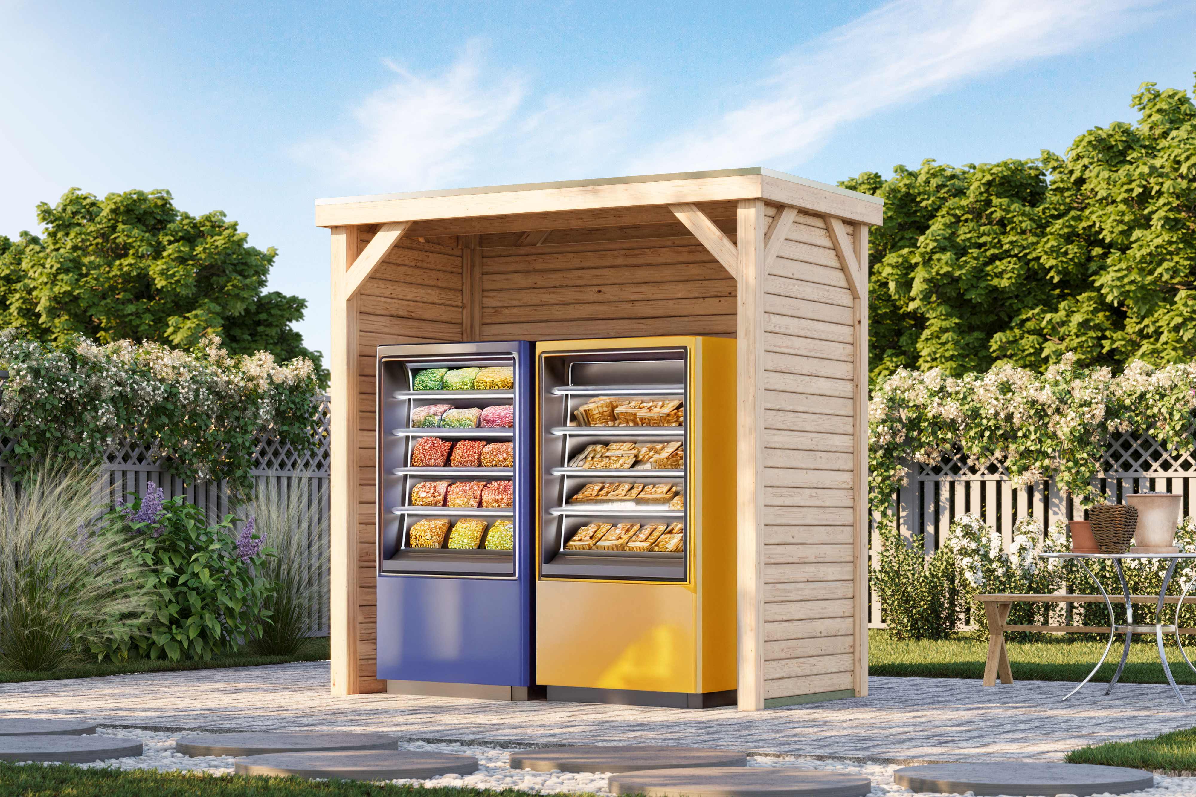 Indoors, Interior Design, Kiosk, Electrical Appliance, Refrigerator