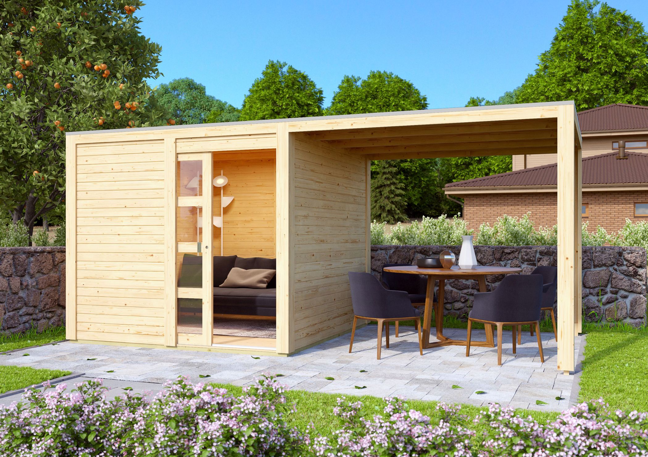 Gartenhaus Qubic 2