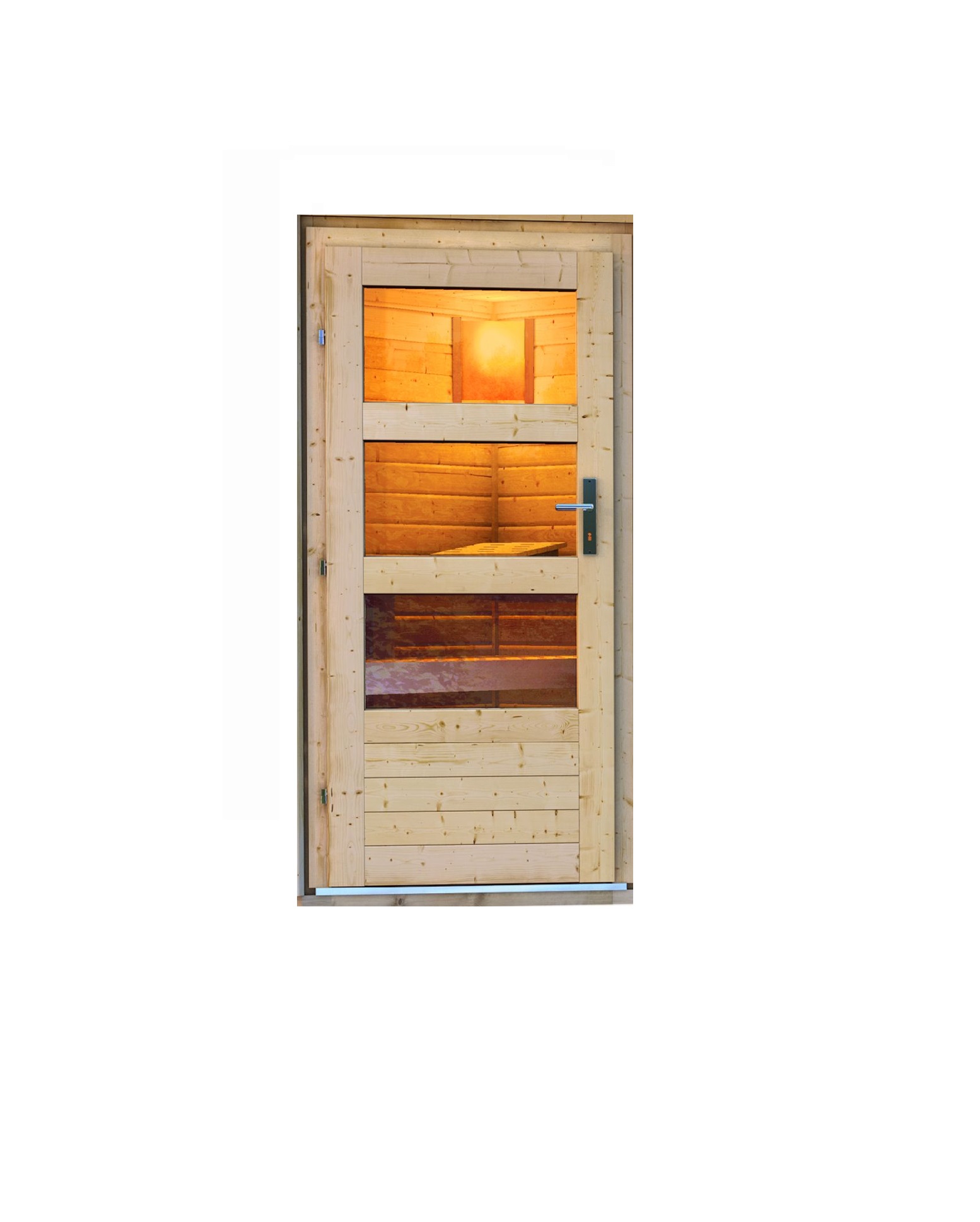 Door package Outdoor sauna Modern