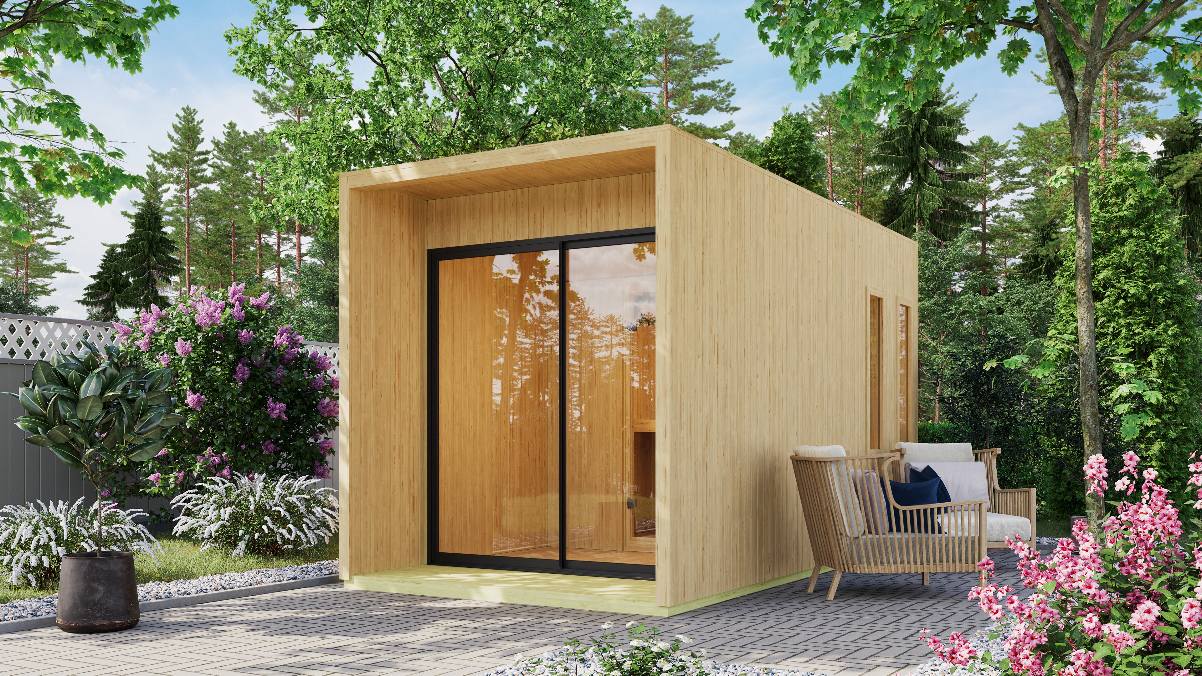 Sauna house Amira natural / stock sale