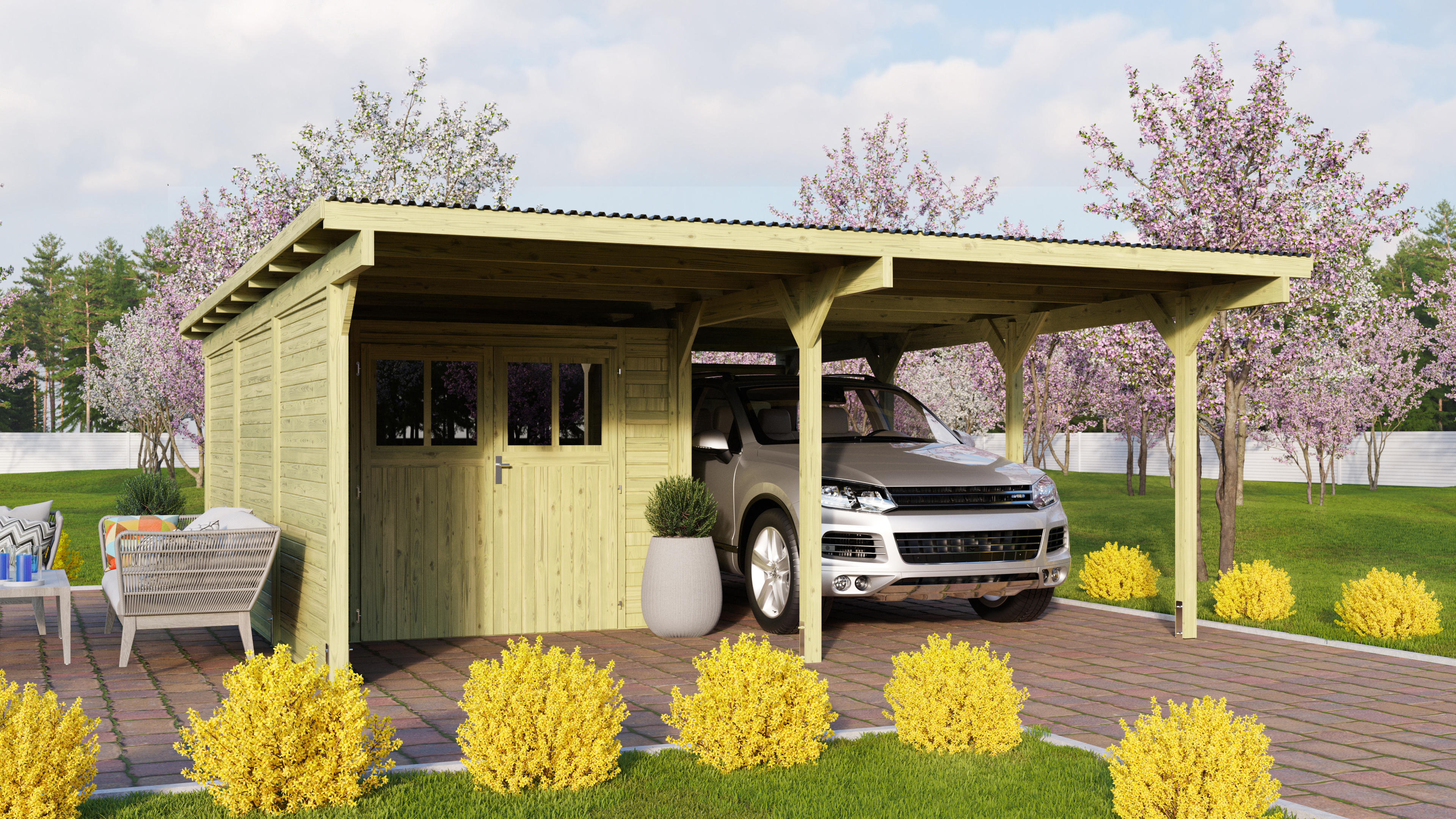 Double carport BASIC 2