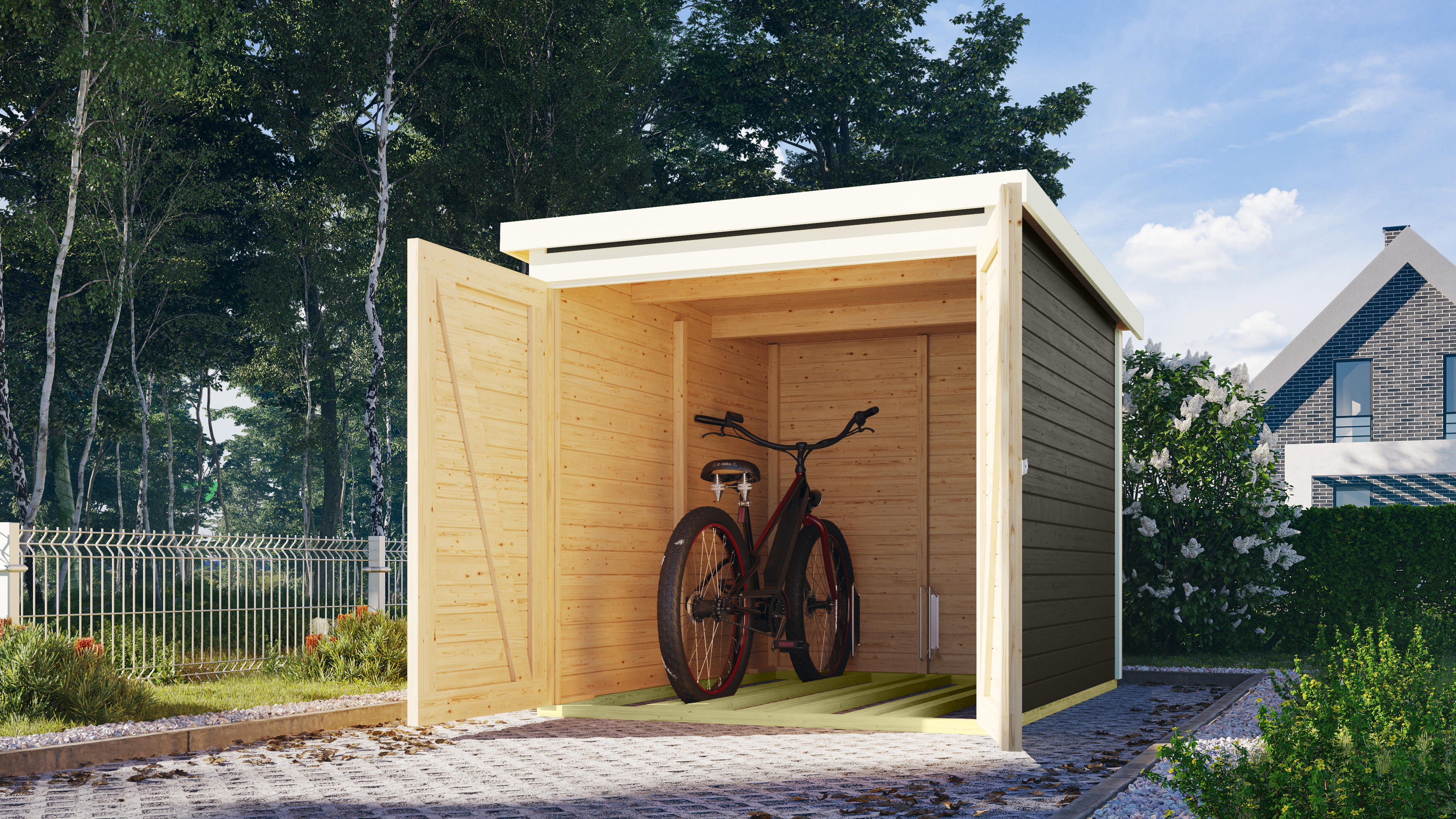 Bicycle garage 3
