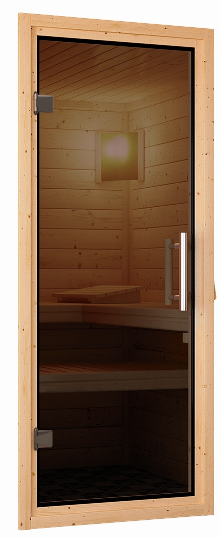 Karibu Sauna Graphite Door