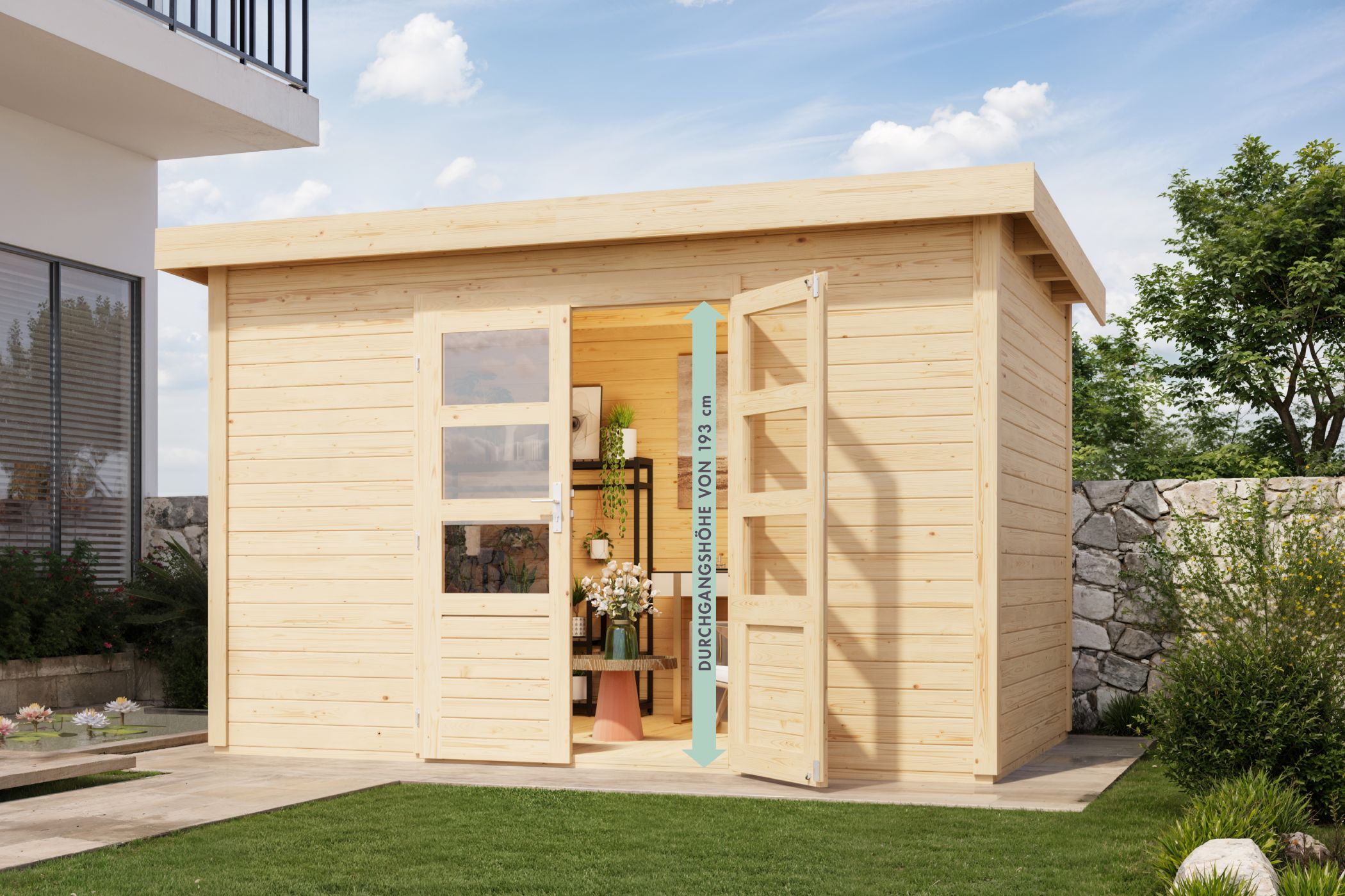 Garden Shed Kolbin 7 XXL (Extra High Door)