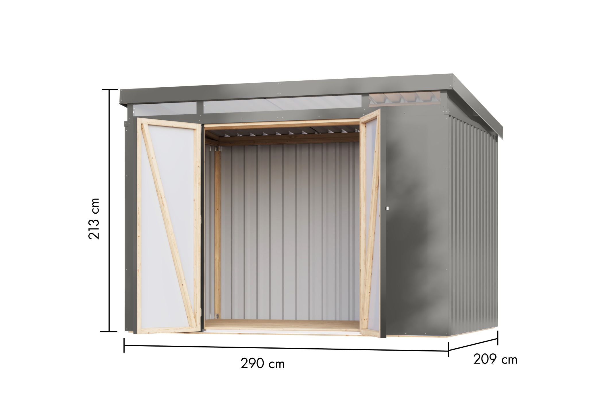 Geräteschuppen, Drinnen, Innenarchitektur