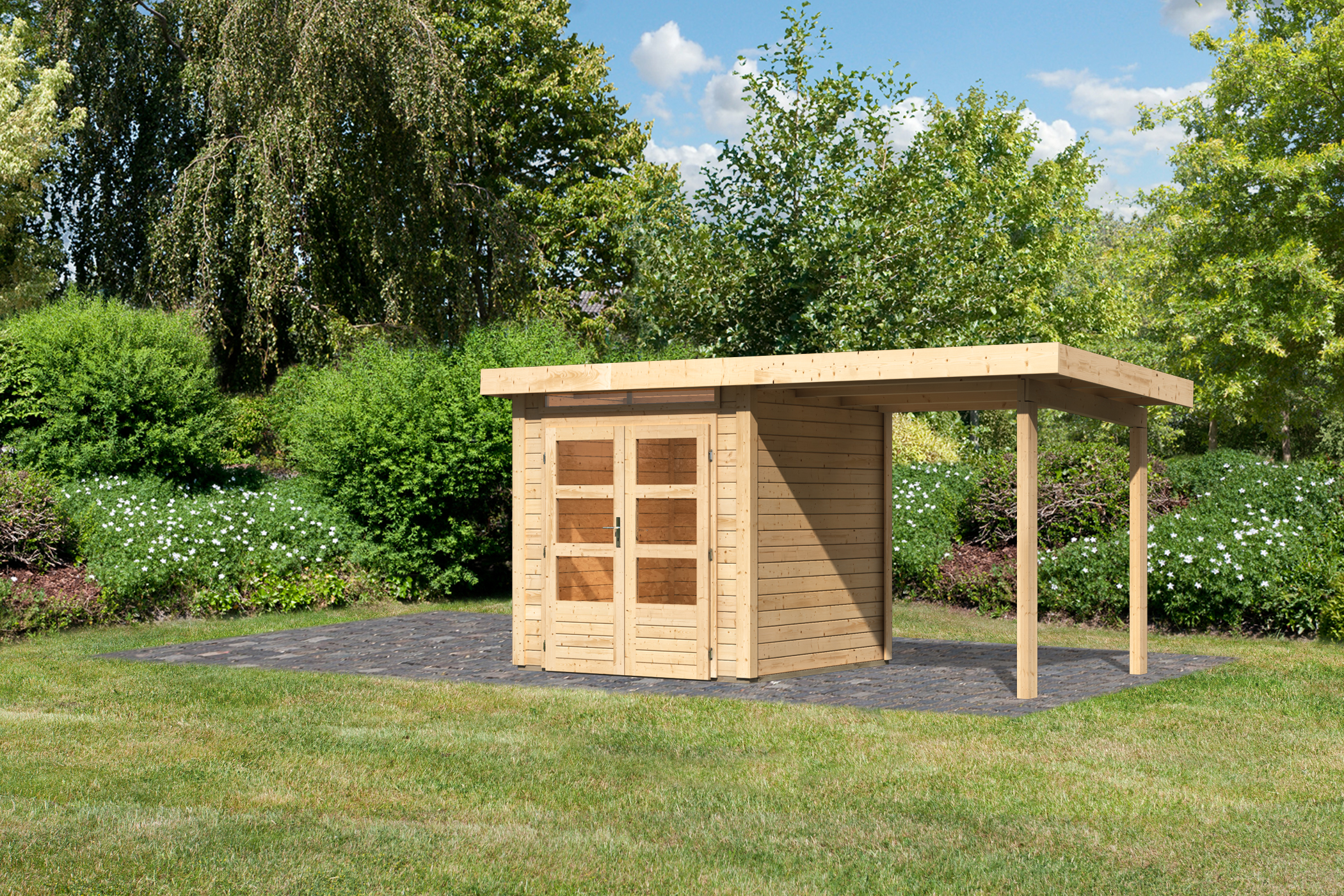 Shelter, Interior Design, Grass, Wood, Living