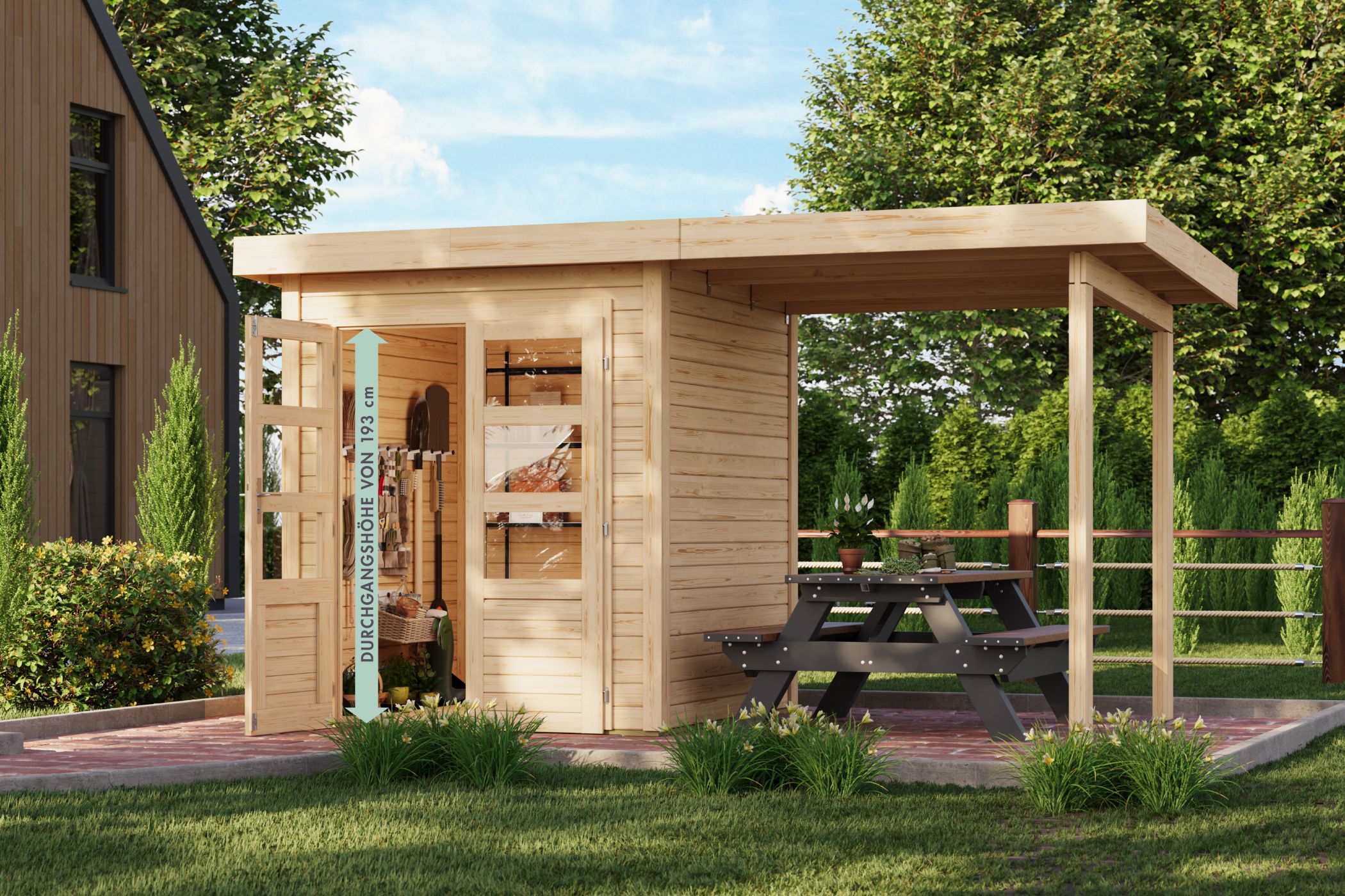 Interior Design, Grass, Wood, Living, House