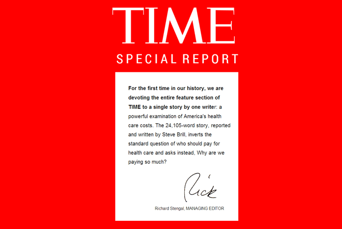 The remarkable cover of the special feature of Time magazine was created using the Scroll Kit platform.