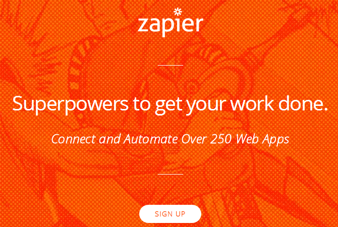 Zapier allows connecting and automating more than 20 web applications.