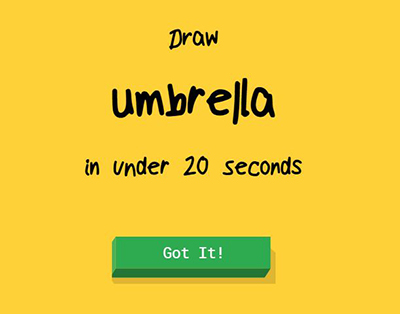 Draw an umbrella in under 20 seconds - Screenshot thumbnail.