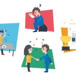 A small team in short.