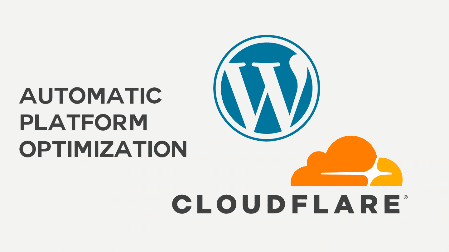 Automatic WordPress website optimization using Cloudflare.