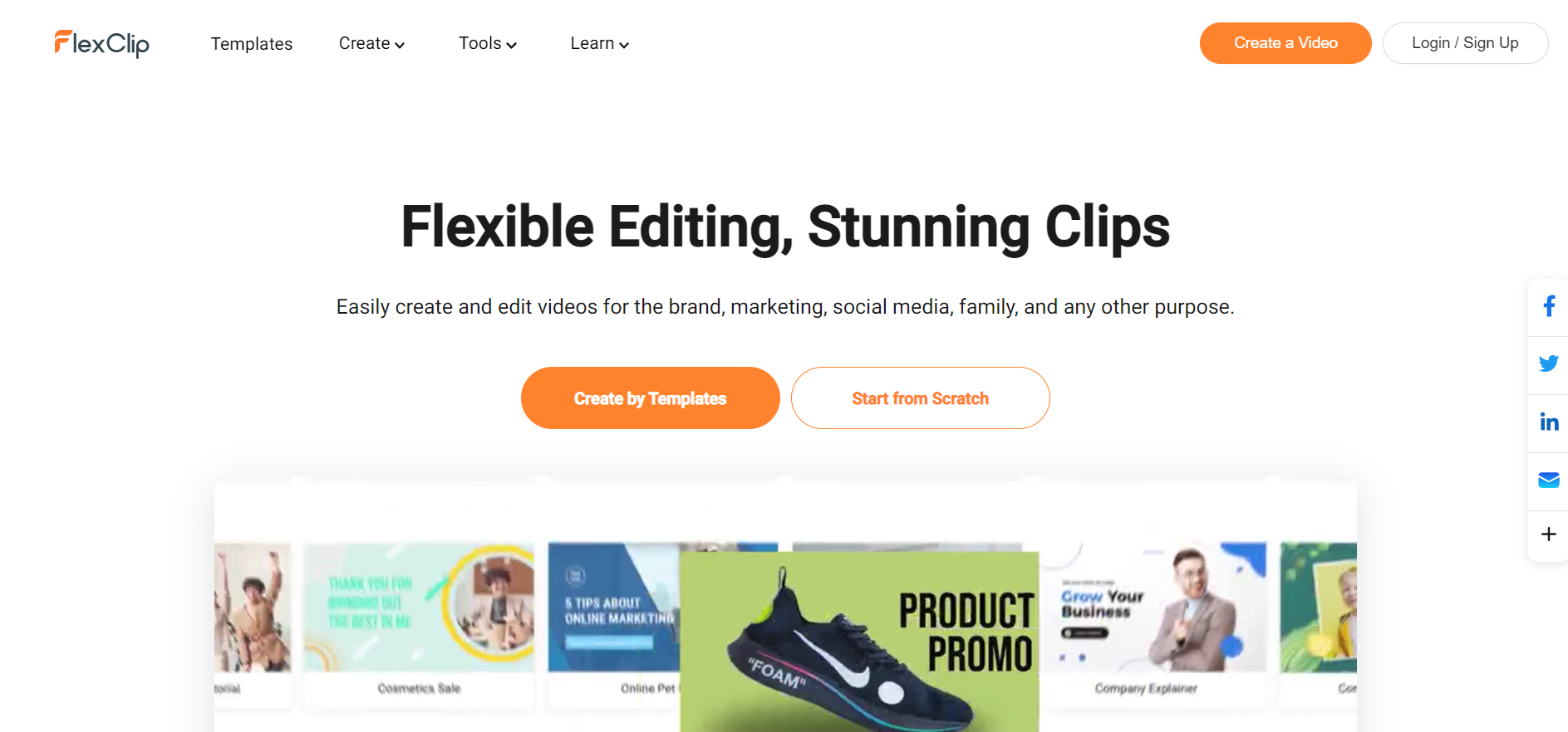 FlexClip, create videos online in minutes 1